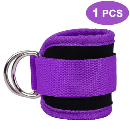 1Pcs Fitness Ankle Straps Adjustable D-Ring Foot Support Cuffs Gym Leg Strength Workouts Pulley with Buckle Sports Feet Guard