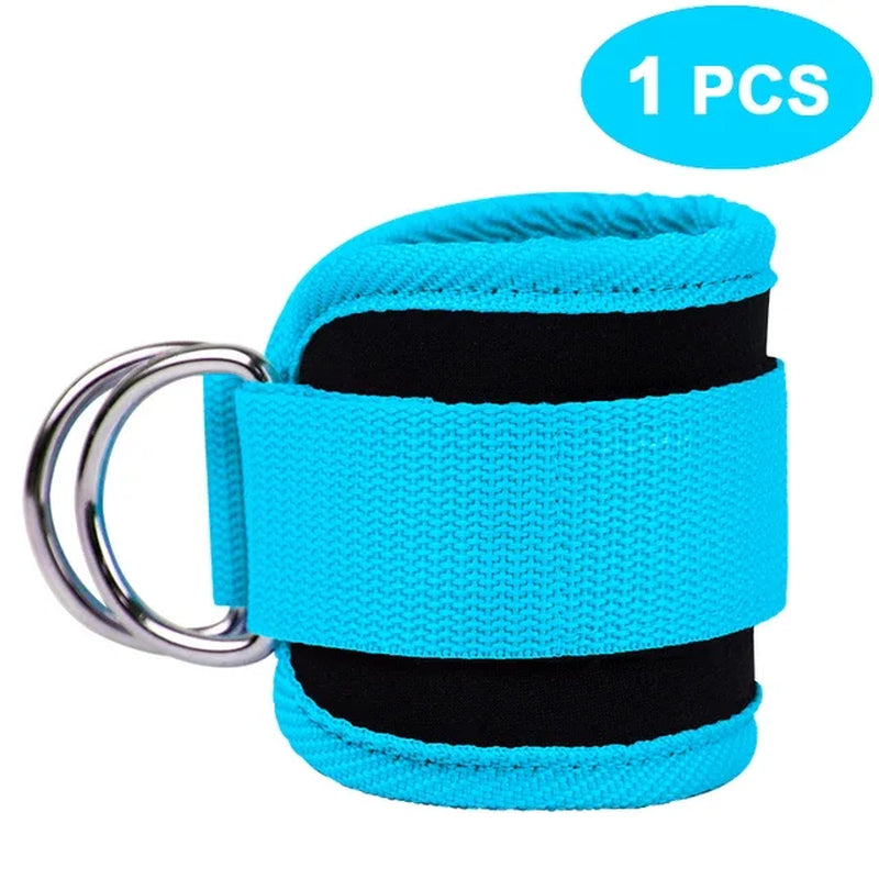 1Pcs Fitness Ankle Straps Adjustable D-Ring Foot Support Cuffs Gym Leg Strength Workouts Pulley with Buckle Sports Feet Guard