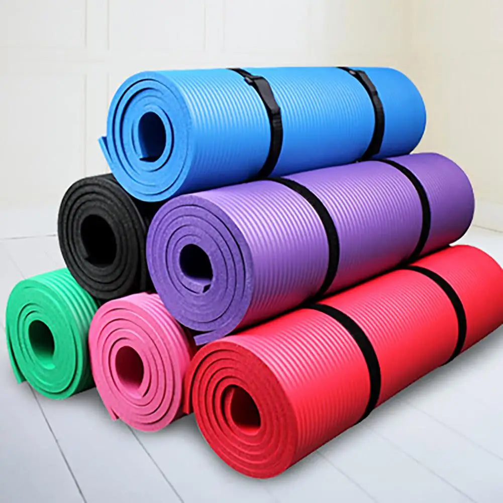183*61CM NBR Yoga Mats Anti-Slip Blanket EVA Gymnastic Sport Health Lose Weight Fitness Exercise Pad Women Sport Yoga Mat
